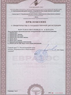 2015.03.25 Пенза - Приложение к сертификату, Профили поливинилхлоридные системы Rehau.