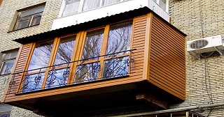 Внешняя отделка балкона Пенза цена от 1022 руб. м/2.
