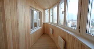Внутренняя отделка лоджии Пенза, цена от 205 руб. м2
